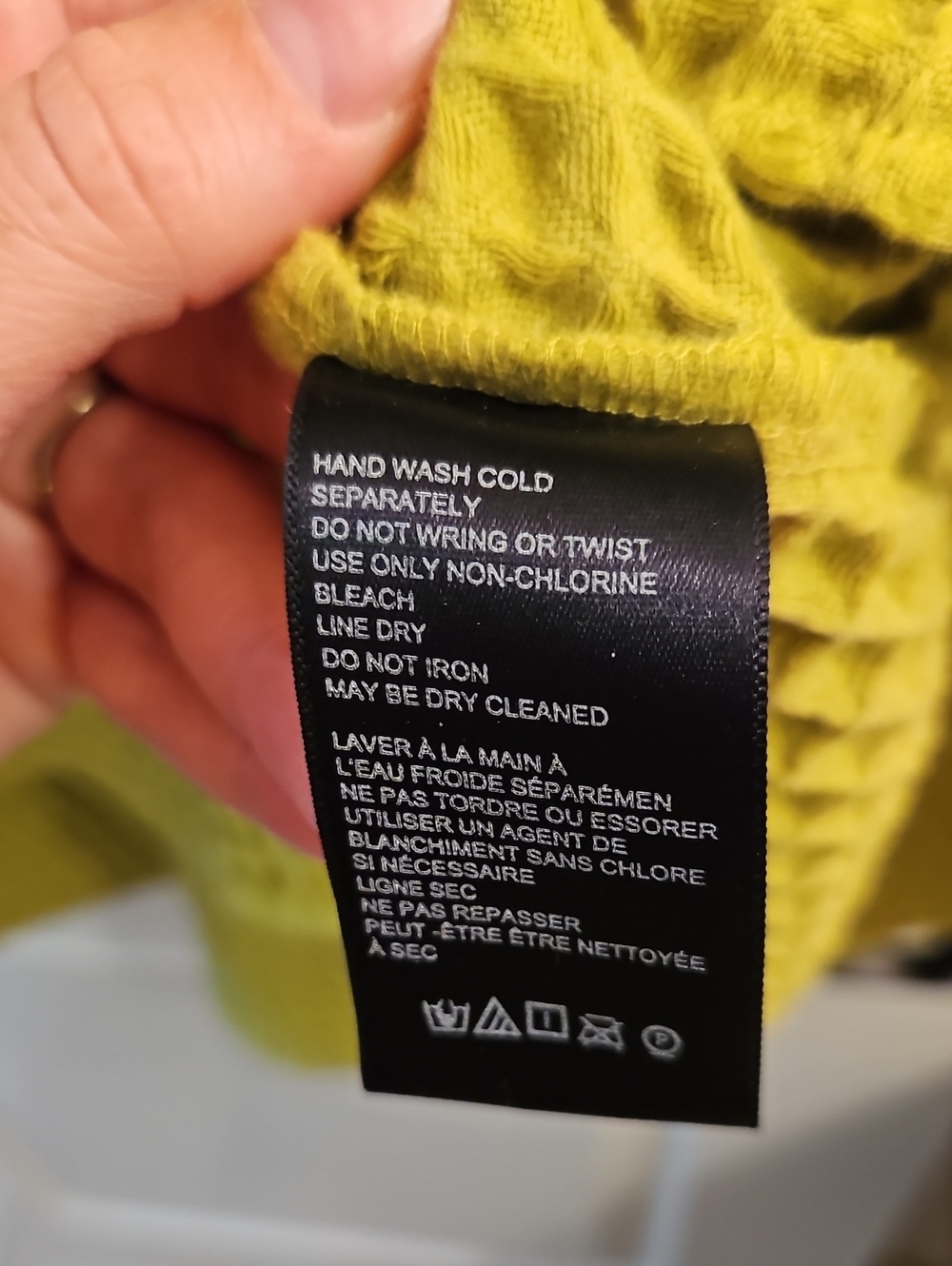 BDG Stanley Waffle Knit Shacket Lime Green Oversized, S, Flawed, Distressing - Picture 9 of 14